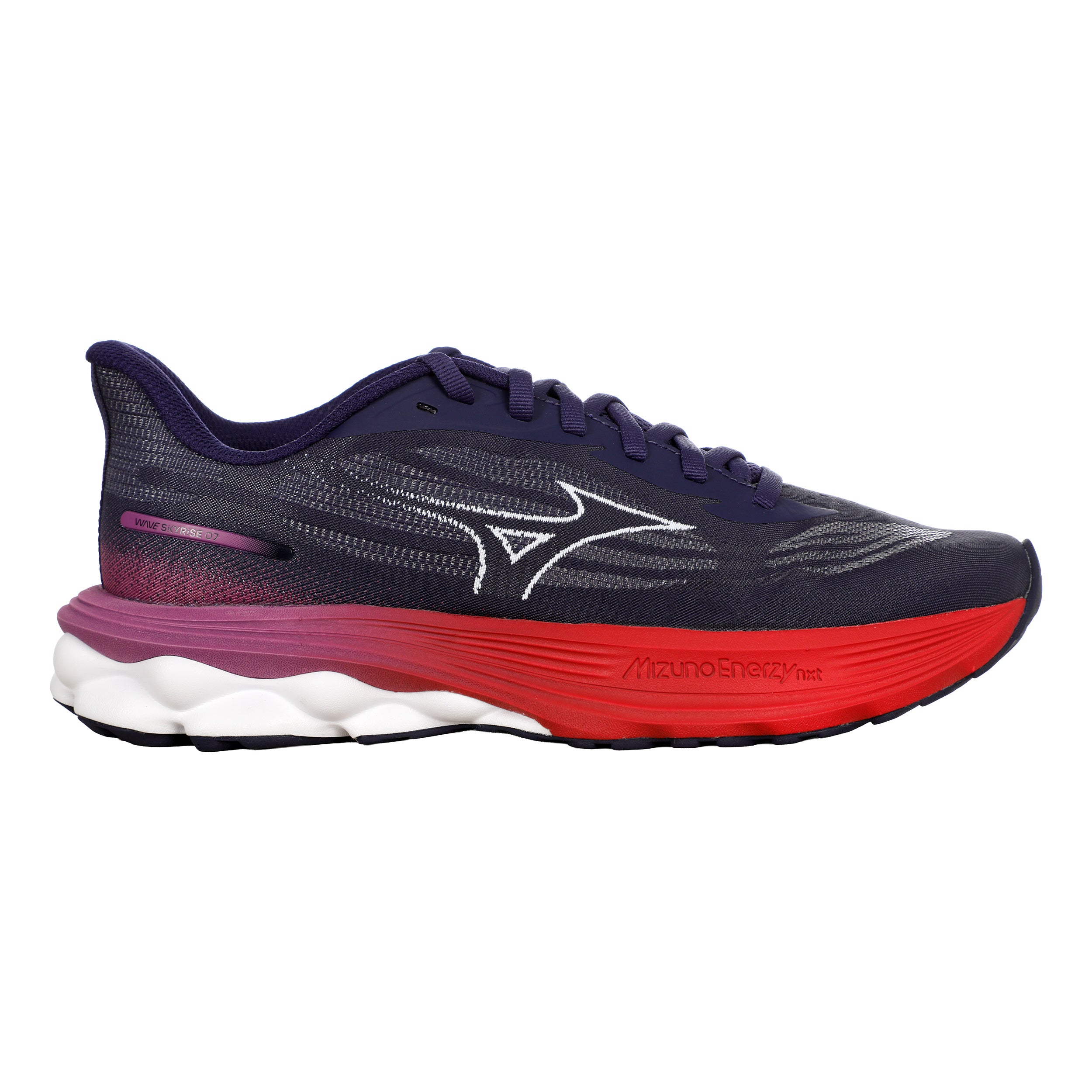 Mizuno Wave Skyrise 7 Neutral running shoe Women - dark blue, red